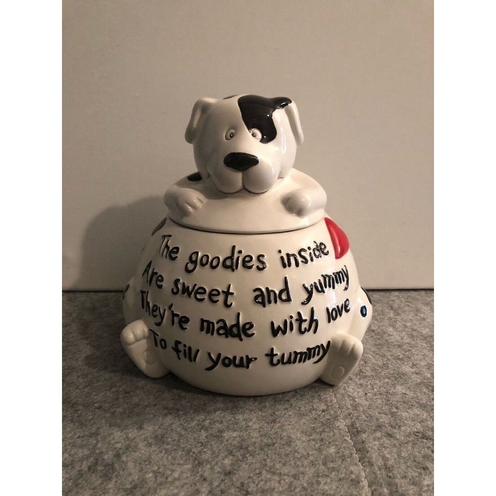 Ganz Dalmatian Dog Treat Jar  #487